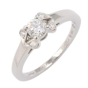 CARTIER Authentic Silver Diamond Ring
